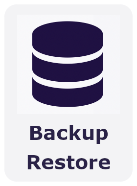 Database Backup and Restore options