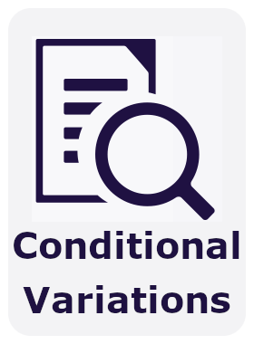 Conditional Extra Variations