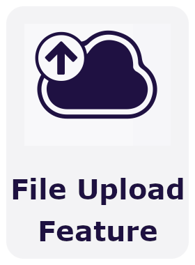 Buyer inputs with file upload feature